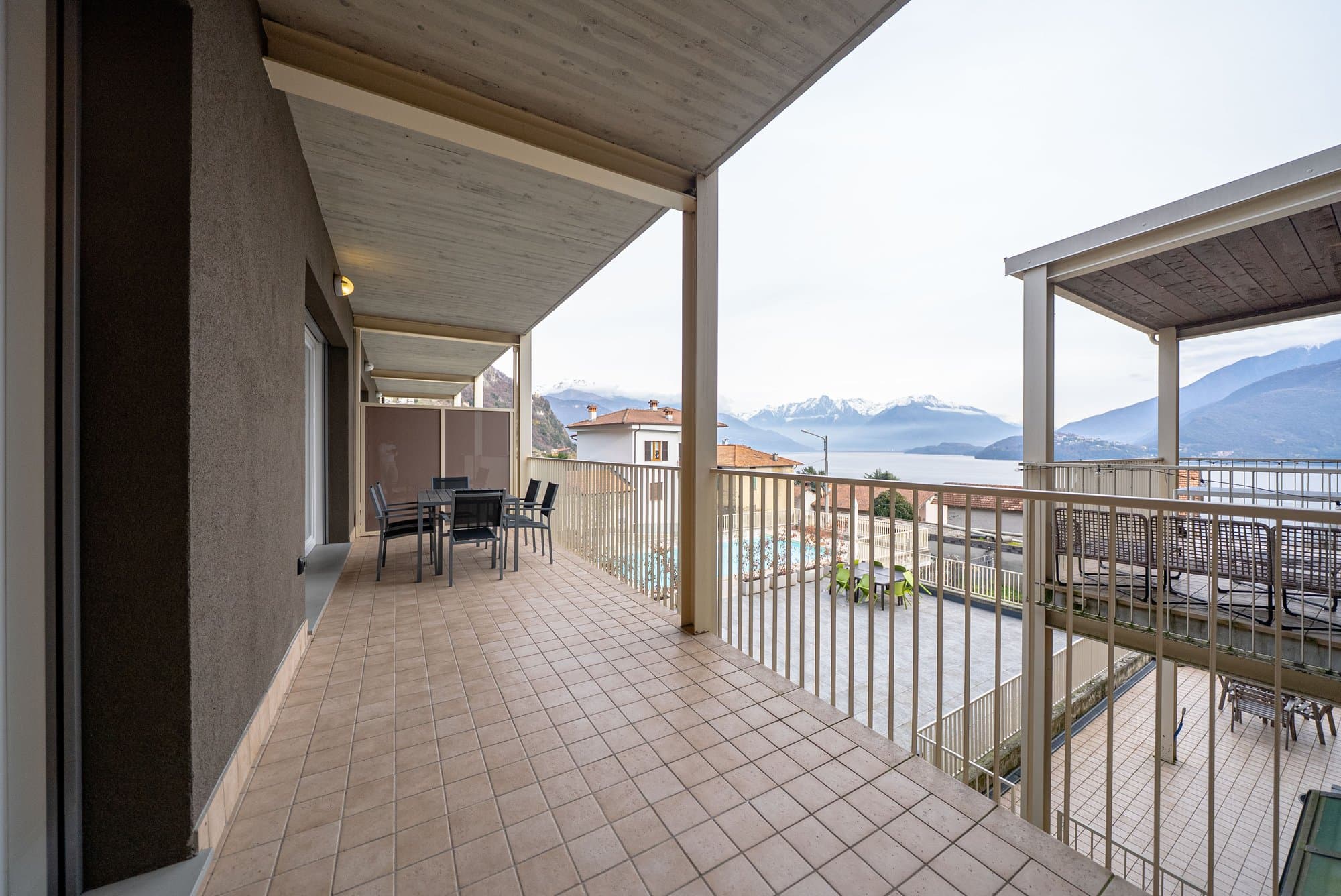 Vista sul territorio della Valtellina